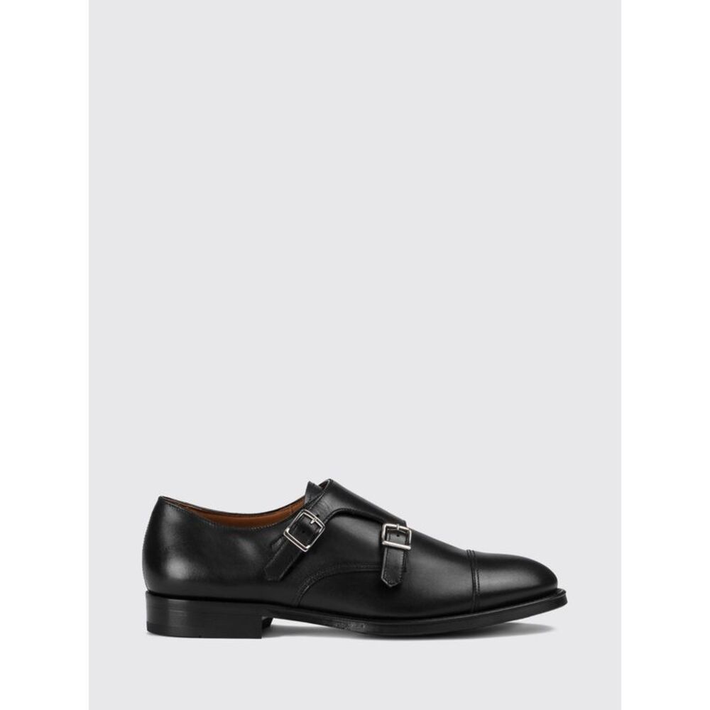 Doucal's Men Double Monk Strap Dress Shoes Doucal's In Smooth Calfskin Leather